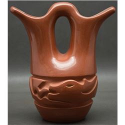 SANTA CLARA INDIAN POTTERY VASE (NARANJO)