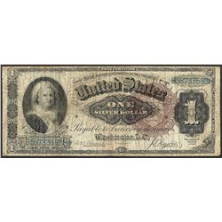 1886 $1 Martha Washington Silver Certificate Note