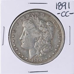 1891-CC $1 Morgan Silver Dollar Coin