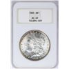 Image 1 : 1885 $1 Morgan Silver Dollar Coin NGC MS65 Nice Toning Old Holder