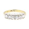 Image 2 : 14KT Yellow and White Gold 0.50 ctw Diamond Ring