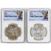Image 1 : Lot of 1982Mo & 1983Mo Mexico Libertad Onza Silver Coins NGC MS65