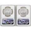 Image 2 : Lot of 1982Mo & 1983Mo Mexico Libertad Onza Silver Coins NGC MS65
