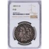 Image 1 : 1893-S $1 Morgan Silver Dollar Coin NGC F12