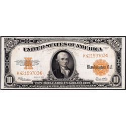 1922 $10 Gold Certificate Note