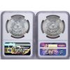 Image 2 : Lot of 1886-1887 $1 Morgan Silver Dollar Coins NGC MS63