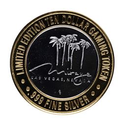 .999 Silver The Mirage Las Vegas, Nevada $10 Casino Limited Edition Gaming Token