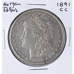 1891-CC $1 Morgan Silver Dollar Coin
