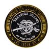 Image 1 : .999 Silver Treasure Island Las Vegas $10 Casino Limited Edition Gaming Token