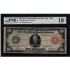 Image 1 : 1914 $10 Federal Reserve Note Red Seal Fr.893b PMG Very Good 10 Net