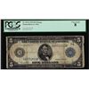 Image 1 : 1914 $5 Federal Reserve Note Chicago Fr.871b PCGS Very Good 8