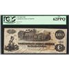 Image 1 : 1862 $100 Confederate States of America Note T-39 PCGS New 62PPQ