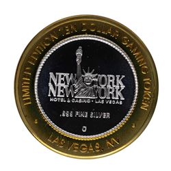 .999 Silver New York New York Hotel & Casino $10 Casino Limited Edition Gaming T