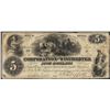 Image 1 : 1862 $5 Corporation of Winchester Virginia Obsolete Note