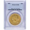 Image 1 : 1851 $20 Liberty Head Double Eagle Gold Coin PCGS VF30