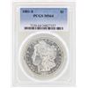 Image 1 : 1881-S $1 Morgan Silver Dollar Coin PCGS MS64