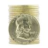 Image 1 : Roll of (20) 1955 Brilliant Uncirculated Franklin Half Dollar Coins