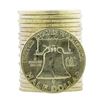 Image 2 : Roll of (20) 1955 Brilliant Uncirculated Franklin Half Dollar Coins