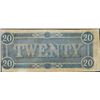 Image 2 : 1864 $20 Confederate States of America Note