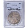 Image 1 : 1879-S $1 Morgan Silver Dollar Coin PCGS MS65 Amazing Toning