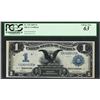 Image 1 : 1899 $1 Black Eagle Silver Certificate Note Fr.229 PCGS Choice New 63