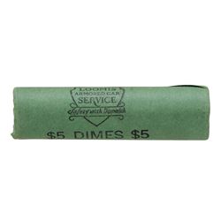 Roll of (50) 1964-D Brilliant Uncirculated Roosevelt Dimes