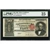 Image 1 : 1880 $50 Silver Certificate Note Fr.329 PMG Very Fine 25