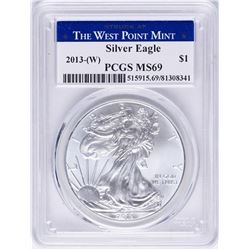 2013-W $1 American Silver Eagle Coin PCGS MS69
