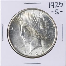 1925-S $1 Peace Silver Dollar Coin