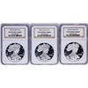 Image 1 : Lot of 2003-W to 2005-W $1 American Silver Eagle Proof Coins NGC PF69 Ultra Came