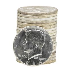 Roll of (20) 1964 Brilliant Uncirculated Kennedy Half Dollars