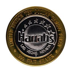 .999 Silver Harrah's Casino Las Vegas, Nevada $10 Casino Limited Edition Gaming