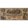 Image 1 : 1800's $1 Timber Cutter's Bank Savannah, GA Obsolete Note
