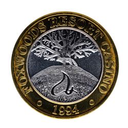.999 Silver Foxwoods Resort New York Casino $10 Limited Edition Gaming Token