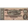 Image 1 : 1864 $10 Confederate States of America Note