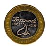 Image 1 : .999 Silver Foxwoods Resort Rhode Islands Casino $10 Limited Edition Gaming Toke
