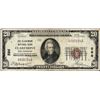 Image 1 : 1929 $20 Claremont National Bank New Hampshire National Currency Note CH# 596