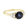 Image 1 : 14KT Yellow Gold 2.48 ctw Sapphire and Diamond Ring