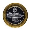 Image 1 : .999 Silver Royal Caribbean Cruise Line $10 Casino Limited Edition Gaming Token