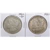 Image 1 : Lot of 1921 & 1921-D $1 Morgan Silver Dollar Coins