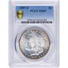 Image 1 : 1897-S $1 Morgan Silver Dollar Coin PCGS MS65