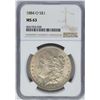 Image 1 : 1884-O $1 Morgan Silver Dollar Coin NGC MS63