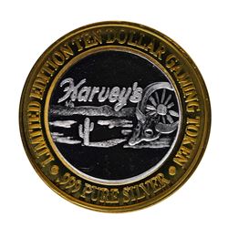 .999 Silver Harvey's Resort Hotel and Casino $10 Casino Limited Edition Gaming T