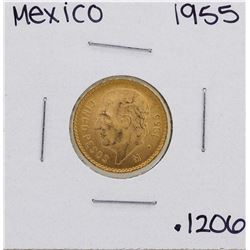 1955 Mexico 5 Pesos Gold Coin