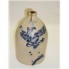 Image 1 : 2 GAL. J & E NORTON JUG W/ COBALT SPITTING TULIP, BENNINGTON VT - HAIRLINE IN HANDLE, 2 BASE RIM NIC