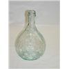 Image 1 : 9" AQUA UNION CLASPED HANDS - EAGLE A.R.S. CALABASH - A.R. SAMUELS GLASS WORKS PHILADELPHIA, GIV-42