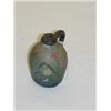 Image 1 : 2 7/8" PAINT DECORATED MINIATURE JUG W/ FLOWERS, FLAKING TO PAINT ON BACK