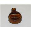 Image 1 : 1 3/4" J & IEM TURTLE INK - MED. AMBER W/ SMOOTH BASE