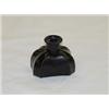 Image 1 : 2" BLACKGLASS INK - RECTANGLE - OPEN PONTIL, PROB. FRENCH