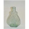 Image 1 : 5 7/8" SCROLL FLASK, AQUA - GIX-34
